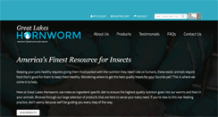 Desktop Screenshot of greatlakeshornworm.com